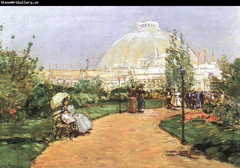 Childe Hassam The Chicago Exhibition, Crystal Palace